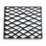 Hot Rolled Steel Expanded Metal Mesh Bahri 3 mm Thickness 1.22x1 m Black