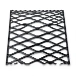Hot Rolled Black Steel Expanded Metal Mesh Bahri 3 mm Thickness 1.22m Width 3m Length