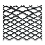 Hot Rolled Black Steel Expanded Metal Mesh Bahri 3 mm Thickness 1.22x4 m