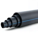 أنابيب بلاستيك HDPE ضغط 4 بار PE 80 قطر خارجي 355 مم SDR 26 لون أسود