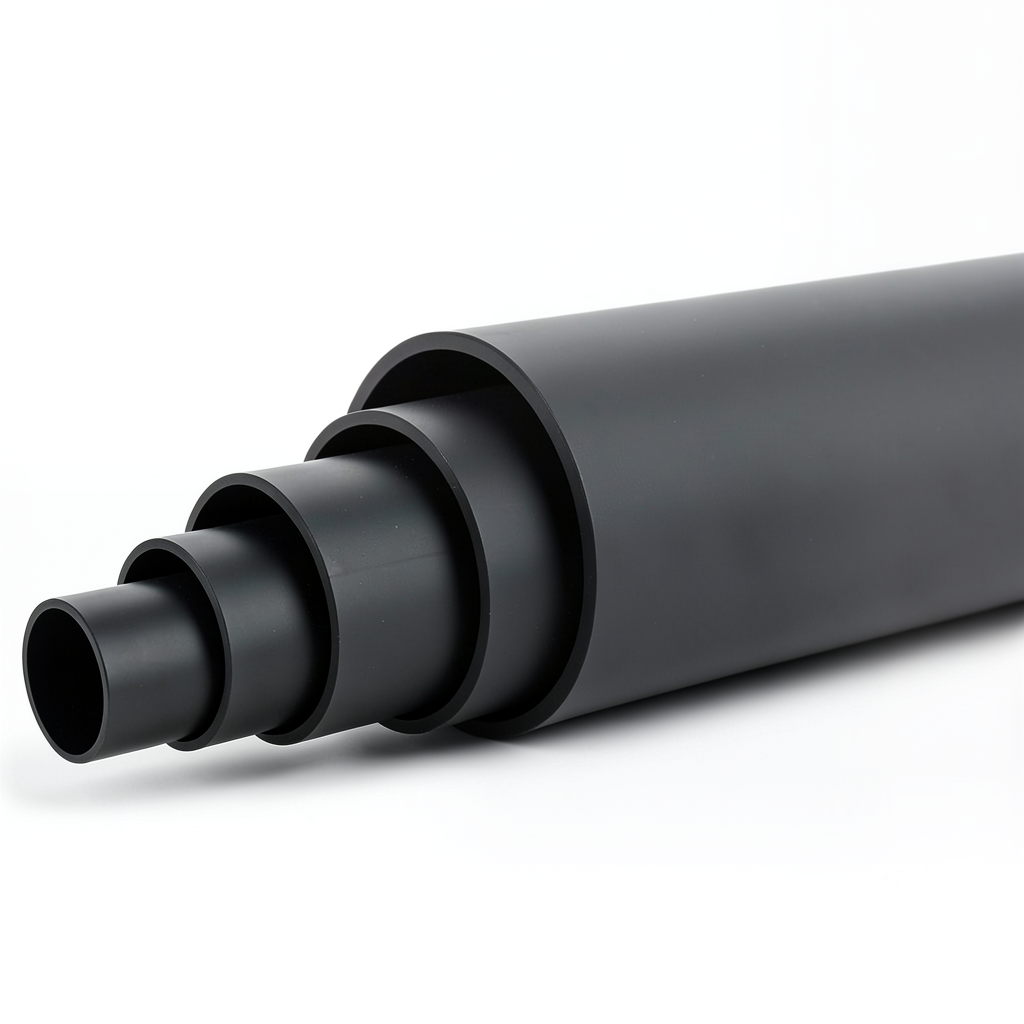 HDPE Pipe Nominal Pressure 4 Bar PE 80 OD 560 mm SDR 26 Black