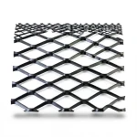 Hot Rolled Black Steel Expanded Metal Mesh Thickness 2.8 mm Width 1.22 m Length 7 m