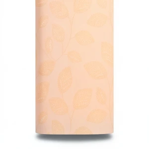Holland Wallpaper Leaf-Patterned Design 10 m x 0.53 m, Light Orange