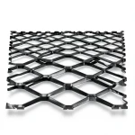 Hot Rolled Black Steel Expanded Metal Mesh Bahri 1.2 mm Thickness 1.22 m Width 3 m Length