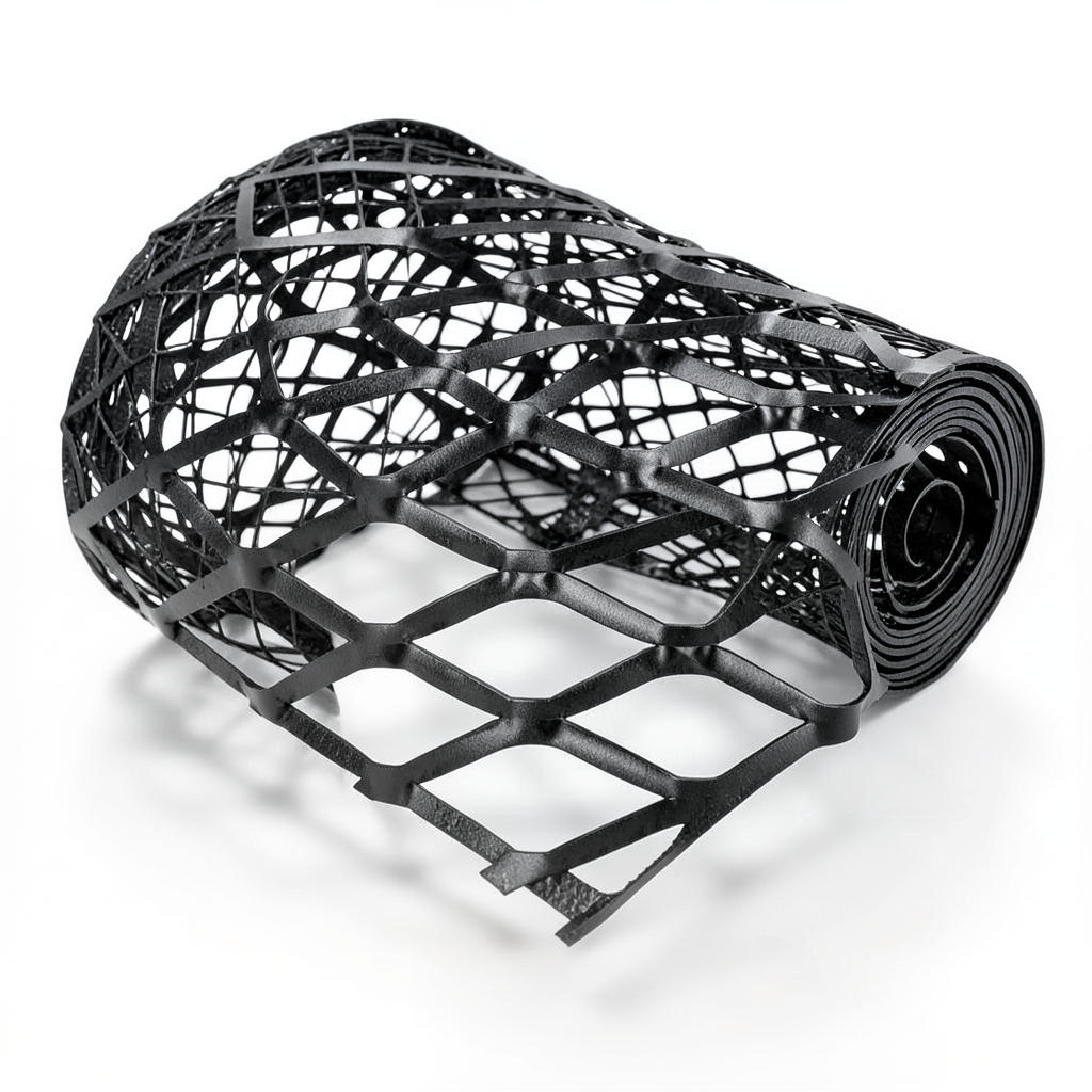 Hot Rolled Black Steel Expanded Metal Mesh Bahri 3.8 mm Thickness 1.22m Width 5m Length