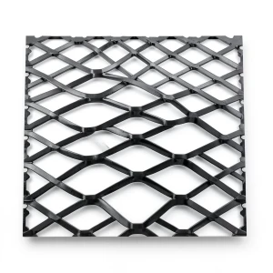 Hot Rolled Steel Expanded Metal Mesh Bahri 3 mm Thickness 1.22x1 m Black