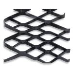 Hot Rolled Black Steel Expanded Metal Mesh Bahri Thickness 3.8 mm Width 1.22 m Length 6 m