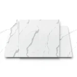 ارضيات بورسلان ارتفاع 0.88 سم، 120x60 سم، لون ابيض موديل ساتفاريو
