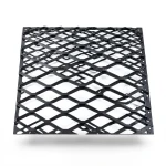 Hot Rolled Black Steel Expanded Metal Mesh Bahri 3 mm Thickness 1.22 m Width 2 m Length