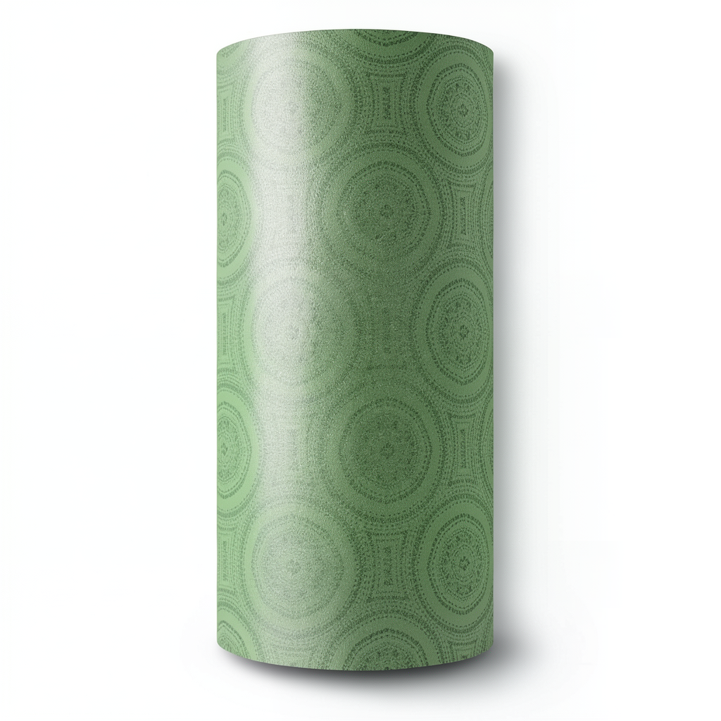 Holland Wallpaper Pattern Design 10 m x 0.53 m, Green Color, Model 17763