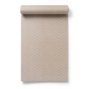 Wall Decoration Geometric Design 10m x 0.53m Light Brown