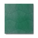ورق حائط هندسي ايطالي مقاس 10 م×0.73 م، لون اخضر