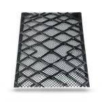 Hot Rolled Black Steel Expanded Metal Mesh Bahri 3.8 mm Thickness 1.22 m Width 3 m Length