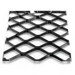 Hot Rolled Black Steel Expanded Metal Mesh Bahri 3.8 mm Thickness 1.22 m Width 4 m Length