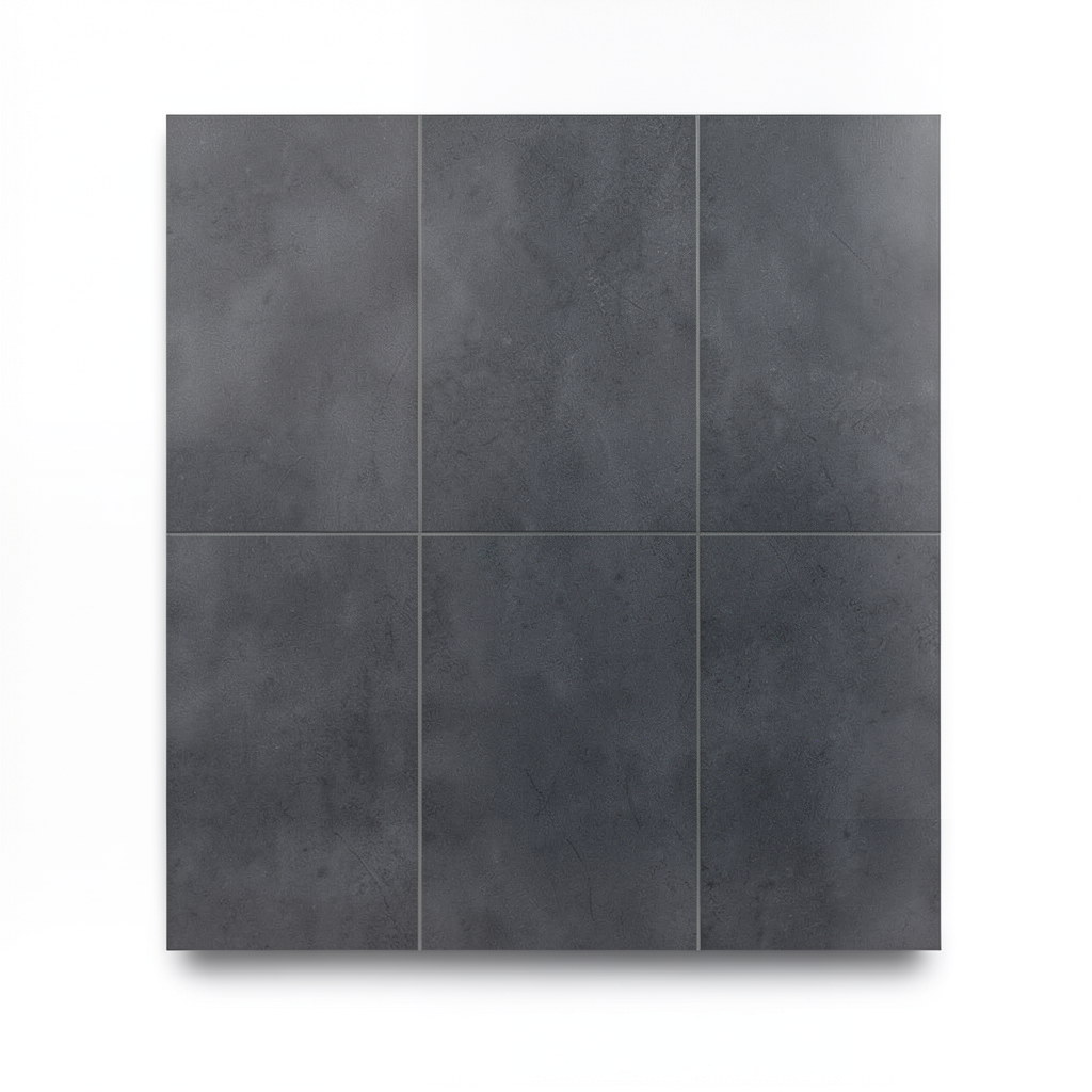 ارضيات بورسلان ارتفاع 0.88 سم، 120x60 سم، لون رمادي داكن
