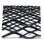 Hot Rolled Black Steel Expanded Metal Mesh Bahri 3.8 mm Thickness 1.22 m Width 7 m Length