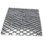 Hot Rolled Black Steel Expanded Metal Mesh Thickness 1.2 mm Width 2.44 M Length 6 M