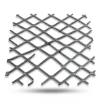 Hot Rolled Black Steel Expanded Metal Mesh Thickness 1.2 mm Width 2.44 m Length 7 m