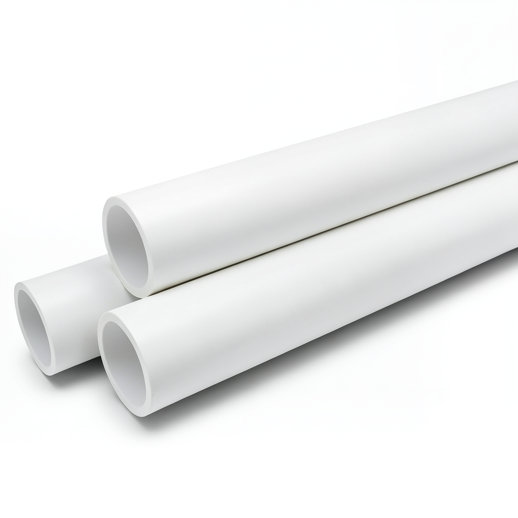 مواسير UPVC ضغط 6 بار قطر خارجي 110 مم سمك 3.2 مم لون أبيض