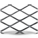 Hot Rolled Black Steel Expanded Metal Mesh Thickness 1.2 mm Width 2.44 m Length 7 m
