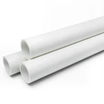 مواسير UPVC ضغط 6 بار قطر خارجي 160 مم سمك 4.7 مم لون أبيض
