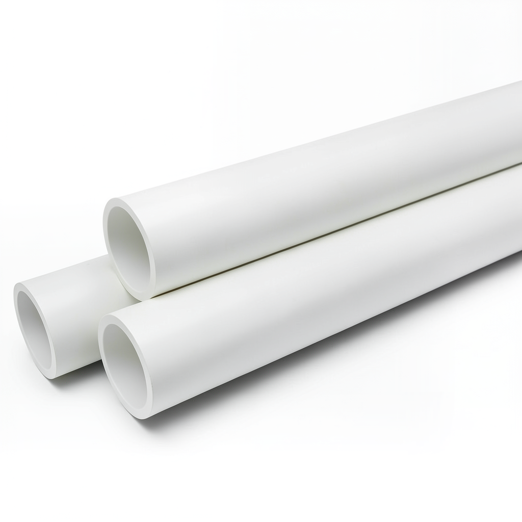 UPVC Pipes Nominal Pressure 6 Bar Outside Diameter 160 mm Thickness 4.7 mm White