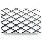 Hot Rolled Black Steel Expanded Metal Mesh Thickness 1.4 mm Width 2.44 M Length 1 meter