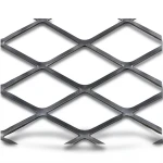 Hot Rolled Black Steel Expanded Metal Mesh Thickness 1.2 mm Width 2.44 M Length 6 M