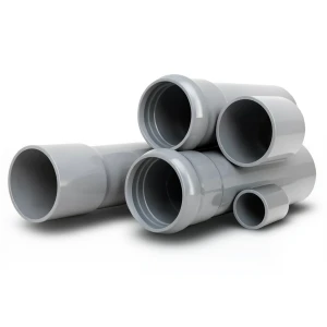 UPVC Pipes Nominal Pressure 10 Bar Outside Diameter 500 mm Thickness 23.9 mm Gray