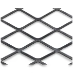 Hot Rolled Black Steel Expanded Metal Mesh Thickness 1.2 mm Width 2.44 m Length 7 m