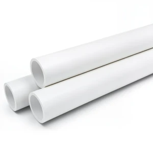 مواسير UPVC ضغط 6 بار قطر خارجي 160 مم سمك 4.7 مم لون أبيض