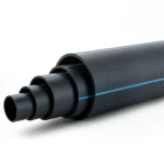 أنابيب HDPE ضغط 4 بار PE 80 قطر خارجي 560 مم SDR 26 لون أسود