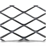 Hot Rolled Black Steel Expanded Metal Mesh Thickness 1.4 mm Width 2.44 M Length 1 meter
