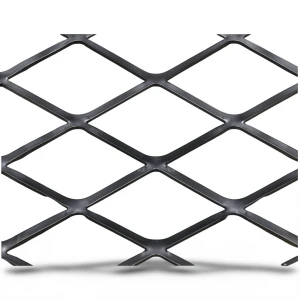Hot Rolled Black Steel Expanded Metal Mesh Thickness 1.4 mm Width 2.44 M Length 1 meter
