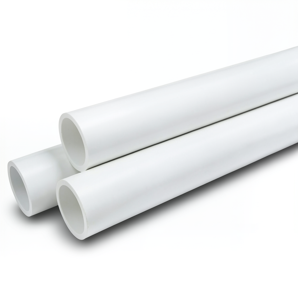 مواسير UPVC ضغط 6 بار قطر خارجي 280 مم سمك 8.2 مم لون أبيض