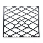 Hot Rolled Black Steel Expanded Metal Mesh Thickness 1.4 mm Width 2.44 m Length 4 m