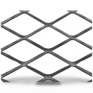 Hot Rolled Black Steel Expanded Metal Mesh Thickness 1.4 mm Width 2.44 M Length 3 m