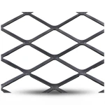 Hot Rolled Black Steel Expanded Metal Mesh Thickness 1.4 mm Width 2.44 m Length 5 m