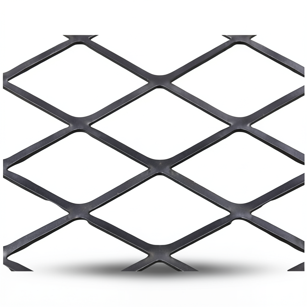 Hot Rolled Black Steel Expanded Metal Mesh Thickness 1.4 mm Width 2.44 m Length 5 m