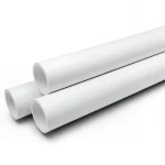 مواسير UPVC ضغط 16 بار قطر خارجي 160 مم سمك 11.9 مم لون أبيض