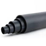 أنابيب بلاستيك HDPE ضغط اسمي 6 بار PE 80 قطر خارجي 355 مم SDR 17.6 لون أسود