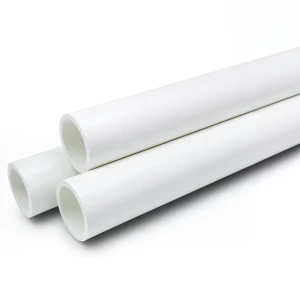 مواسير UPVC ضغط اسمي 16 بار قطر خارجي 110 مم سمك 8.2 مم لون أبيض