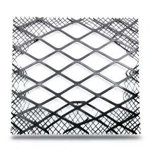 Hot Rolled Black Steel Expanded Metal Mesh Thickness 1.5 mm Width 2.44 M Length 1 m
