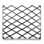 Hot Rolled Black Steel Expanded Metal Mesh Thickness 1.4 mm Width 2.44 m Length 6 m