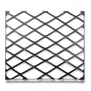 Hot Rolled Black Steel Expanded Metal Mesh Thickness 1.4 mm Width 2.44 m Length 6 m