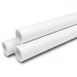 مواسير UPVC ضغط 16 بار قطر خارجي 250 مم سمك 18.6 مم لون أبيض