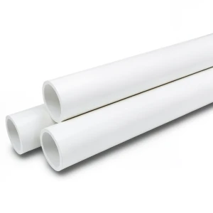 مواسير UPVC ضغط 16 بار قطر خارجي 250 مم سمك 18.6 مم لون أبيض
