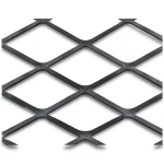 Hot Rolled Black Steel Expanded Metal Mesh Thickness 1.4 mm Width 2.44 M Length 7 M