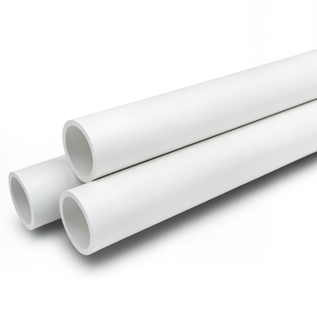 مواسير UPVC ضغط 16 بار قطر خارجي 160 مم سمك 11.9 مم لون أبيض