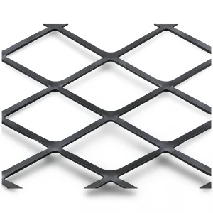 Hot Rolled Black Steel Expanded Metal Mesh Thickness 1.5 mm Width 2.44 M Length 1 m